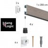 Picture hanging system complete kit