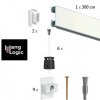 Picture hanging system complete kit