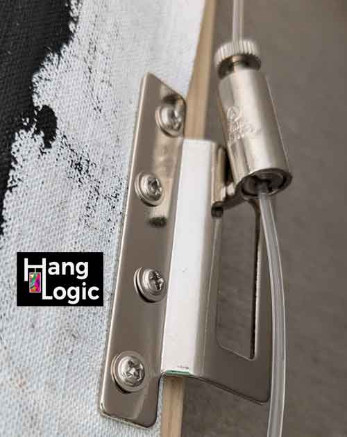 Artiteq Frame Hanger for Use with Wood with 2 mm cable and Auto Grip Hook, offering rapid, secure hanging.