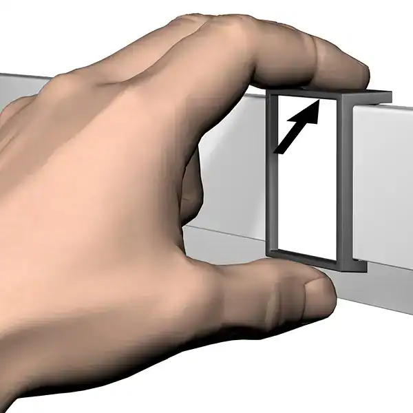 Me-Clip for Info Rail