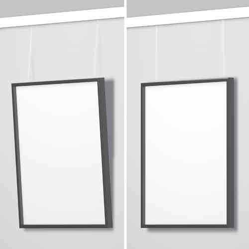 Before and after: reducing forward tilt (tilt down) with ArtiTeq Tilt Reducers - Hang Logic