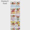 Artiteq Display It Fixed system displaying children’s artwork, available at Hang Logic.