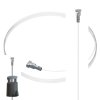 2 mm Perlon Twister cable - insert‑anywhere hanger for Artiteq picture rails