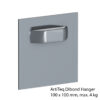Artiteq Dibond Hanger 100x100 mm | Hang Logic Artiteq Dibond Hanger 100x100 mm | Hang Logic
