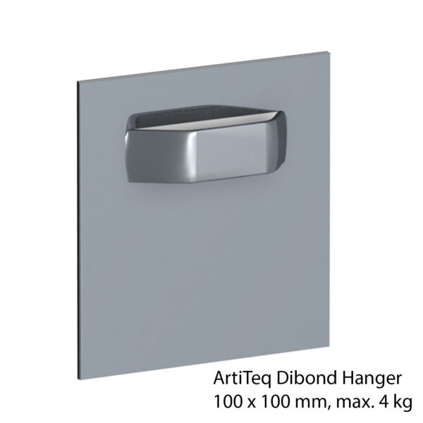 Artiteq Dibond Hanger 100x100 mm | Hang Logic Artiteq Dibond Hanger 100x100 mm | Hang Logic